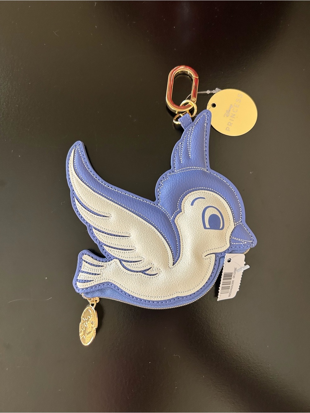 Disney Princess Blue & White Bird Keychain Bag Charm